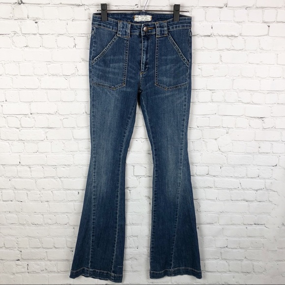 Free People Denim - Free People | Flare High Rise Denim